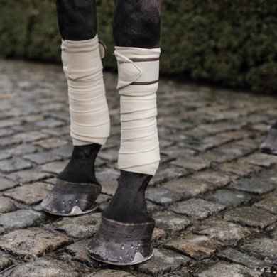 Kentucky Horsewear Bandages Fleece Polaire Beige Full