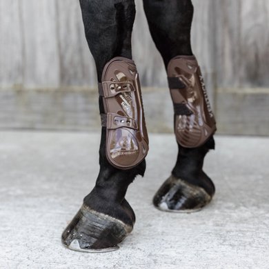 Kentucky Horsewear Tendon Boots Bamboo Elastic Brown