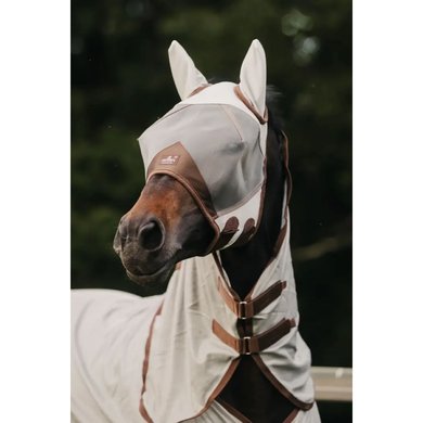 Kentucky Fly Mask Classic with Ears Silver