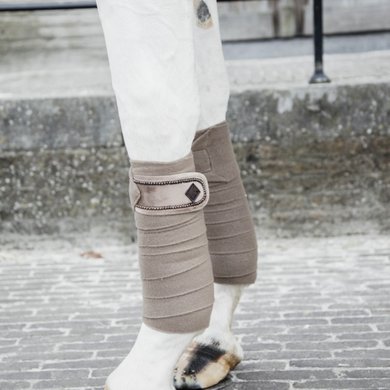 Kentucky Bandages Polar Fleece Velvet Pearls Beige Full