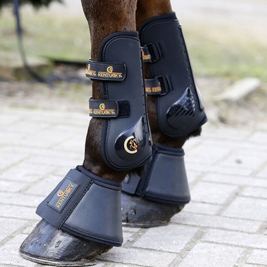 Kentucky Horsewear Bell Boots Leather Black