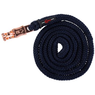 Covalliero Lead Rope Classy with a Panic Snap Navy
