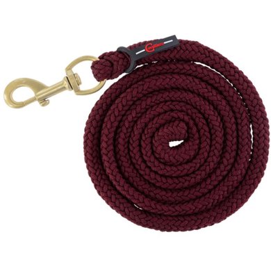 Covalliero Lead Rope Classy with Carabiner Merlot