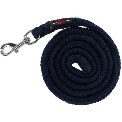 Covalliero Lead Rope ClassicSoft with Carabiner Navy
