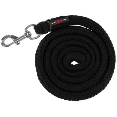 Covalliero Lead Rope ClassicSoft with Carabiner Black