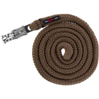Covalliero Lead Rope ClassicSoft with a Panic Snap Cappuccino