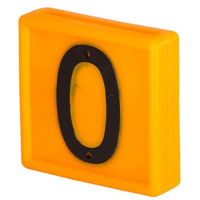 Kerbl Collar Number Blocks Yellow