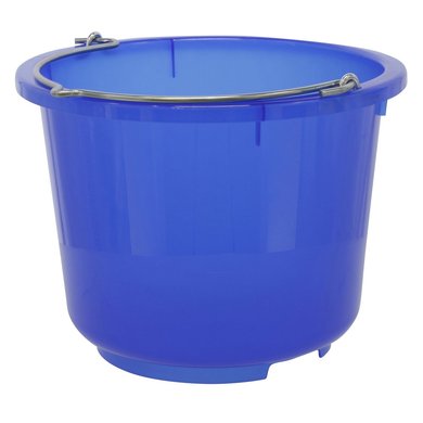Kerbl Stable and Construction Bucket Blue 12L