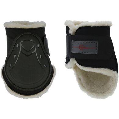 Covalliero Fetlock Boots TecAir Synthetic fur Black