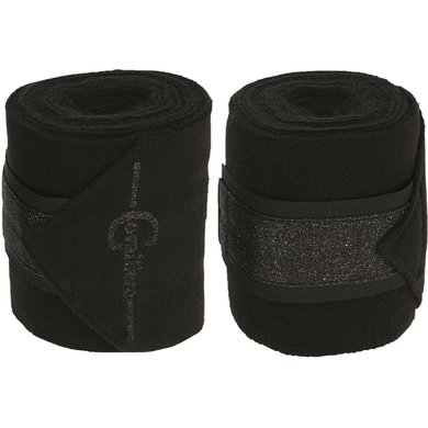 Covalliero Fleece Bandages Empara 4-pack Black
