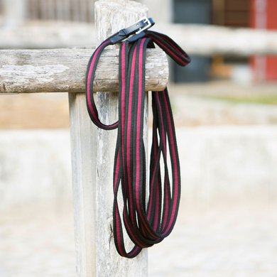 Kieffer Lunging Side Rope Soft Anja Beran Black/Burgundy 8m