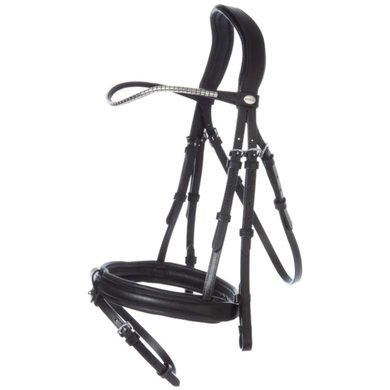 Kavalkade Snaffle Bridle Clinchesse Black/Silver