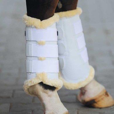 Kavalkade Dressage Boots Show Synthetisch Bont Wit XS