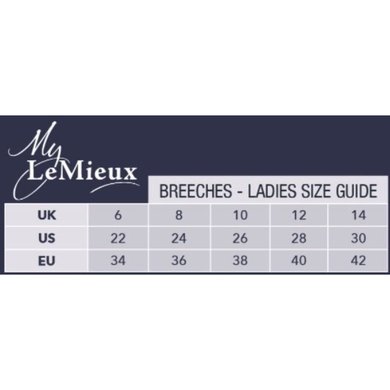 Ladies LeMieux Dynamique Full Seat Breeches – White – Annaghmore Saddlery