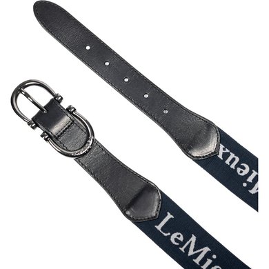 LeMieux Monogram Leather Belt