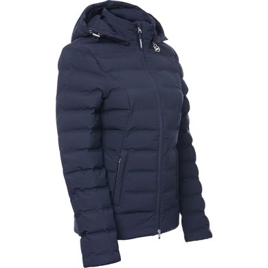 navy womens puffer vest