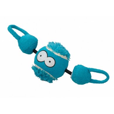 Coockoo Dog Toy Shoot Ball With String Blue 7,8 cm