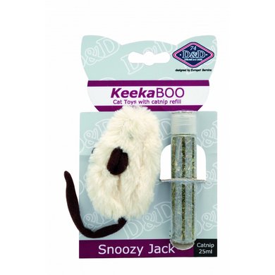 D&d Keekaboo Snoozy Jack Flat/25ml Catnip 8cm
