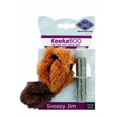 D&d Keekaboo Snoozy Jim Flat/25ml Catnip 8cm