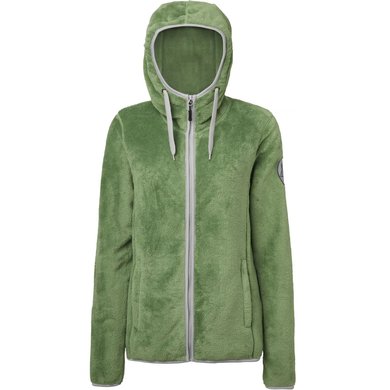 Mountain Horse Zip-Hoodie Fuzzy with a Hood Green