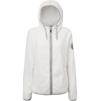 Mountain Horse Zip-Hoodie Fuzzy with a Hood Snow White