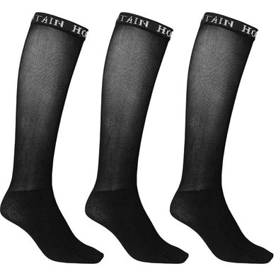 Mountain Horse Sokken Competition 3-pack Zwart One Size