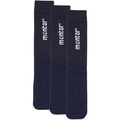 Montar Socken Nylon 3-Pack Navy 35-39