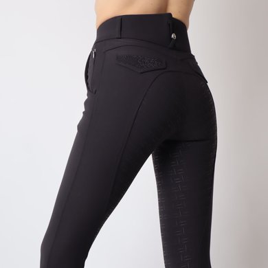 Montar Pantalon d'Équitation Briella Crystal Pocket Full Grip Noir 40