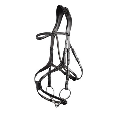 Montar Bridle Lyon Jumping Eco Leather Black