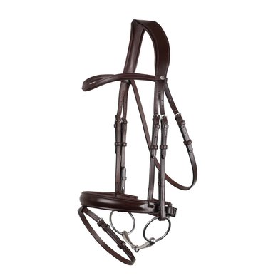 Montar Bridle Normandie Dressage Eco Leather Brown