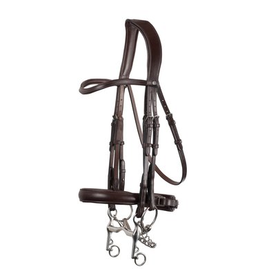 Montar Double Bridle Normandie Eco Leather Brown