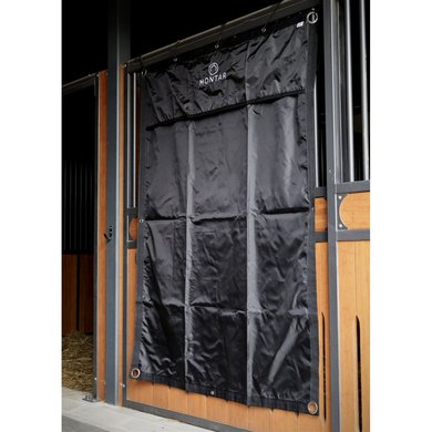 Montar Stable Curtains Black