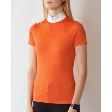 Montar T-shirt de Concours Bling MonTech Burnt Orange