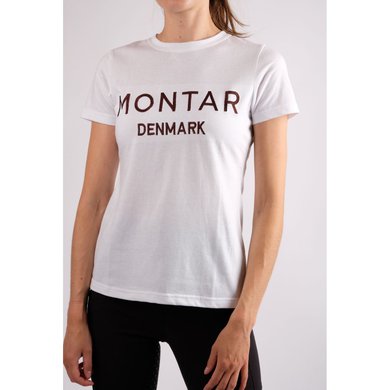 Montar T-shirt Vera Blanc/Prune
