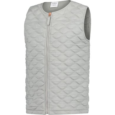 Mrs. Ros Bodychauffant Quilted Sleeveless Oyster Grey 10-11 Ans