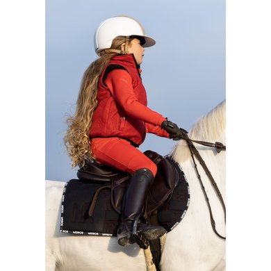 Mrs. Ros Saddlepad Iconic General Purpose Black/Red Pony