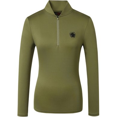 Covalliero Shirt Active Long Sleeves Olive