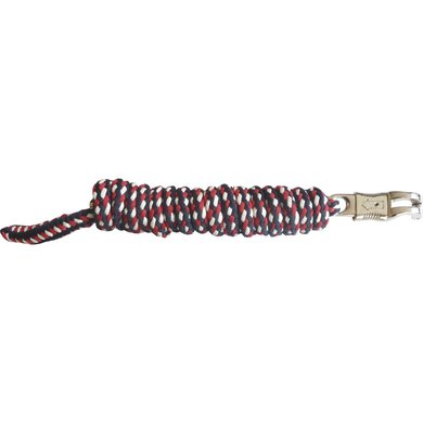 Norton Corde pour Licol Tricolore avec Crochet Panique Bleu Marin/Rouge/Blanc 2,5m