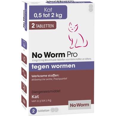 No Worm Pro Kitten 2 Stuks