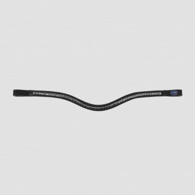 Passier Browband Waved Stainless Steel Black/Silver