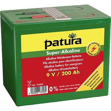 Patura Super Alkaline Batterij 9V/200Ah