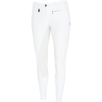 Pikeur Pantalon d'Équitation Lucinda Full McCrown Blanc/Logo