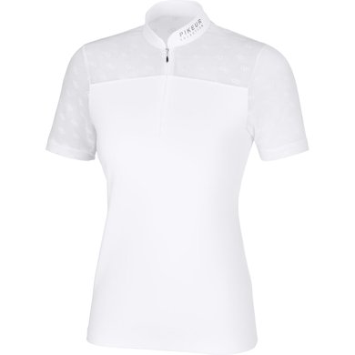 Pikeur Shirt Selection Mesh with Zipper White
