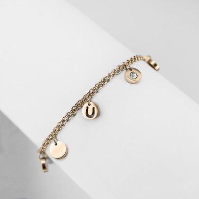 Ponytail&Co Bracalet Mini Charms Rosegold