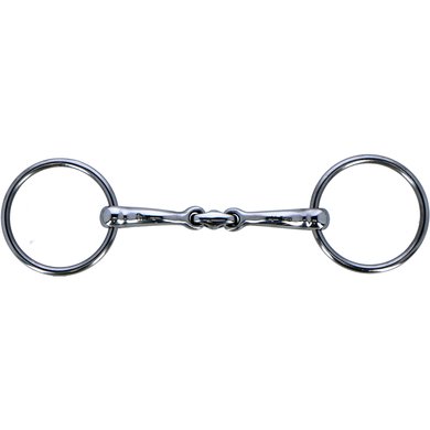 Harry's Horse Ring Snaffle Anatomical Double Jointed 14mm 11,5cm