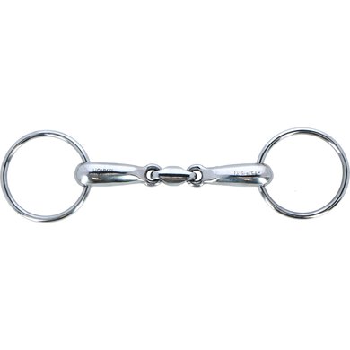 Horka Double Jointed Loose Ring Snaffle Ss 19mm Stainless Steel