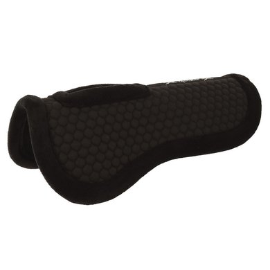 EQUITHÈME Half Pad Confort with a Cut-out Black Full
