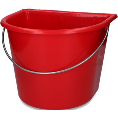 Agradi Bucket with Flat Side Red 15L