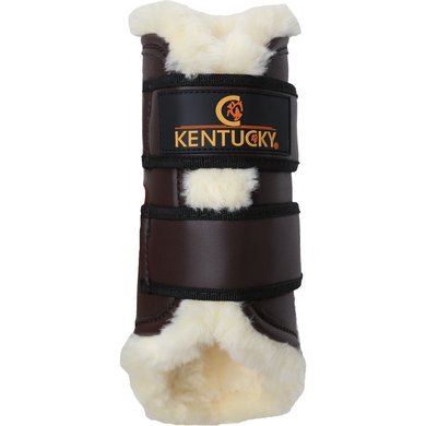 Kentucky Horsewear Turnout Boots Front Legs Brown Full