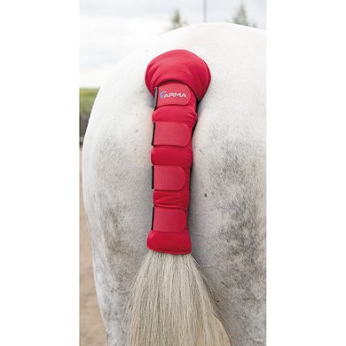Shires Tail Guard Padded Red
